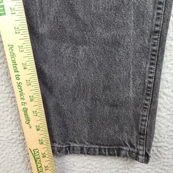 Wrangler Jeans Mens 38x32 Black Straight Regular Classic Denim Pants Cowboy - Picture 6 of 9